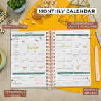 Clever Fox Planner 2nd Edition Spiral – Colorful Weekly & Monthly Goal Planner - Image 4