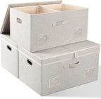 Graciadeco 75 Quarts Extra Large Decorative Storage Bins by GraciadecoStorage