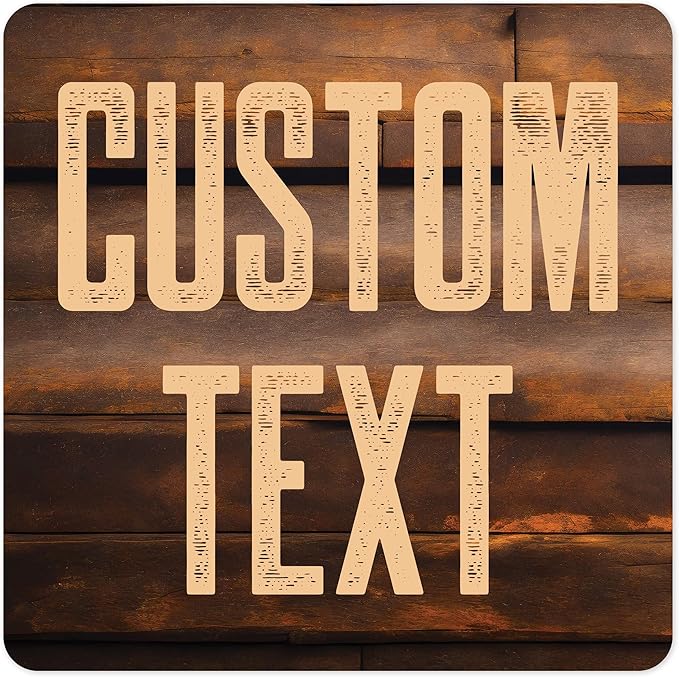 Custom Sign, Custom Street Sign, 11 Font Colors, 13 Font Styles, 4 Hole Options by MySignCenter
