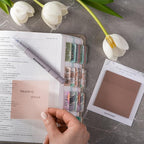 DiverseBee 50 Sheets Pastel Transparent Sticky Notes, 3x3” Clear Sticky Tabs - Image 3