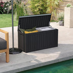 Yardgrace 80 Gallon Outdoor Storage Box Waterproof, Resin Deck Boxes - Image 6