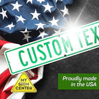 Custom Street Sign, Address Sign, 8 Colors, Reflective Option, Mounting Options - Image 6