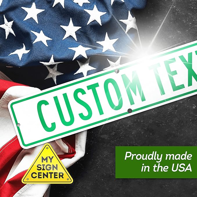 Custom Street Sign, Address Sign, 8 Colors, Reflective Option, Mounting Options - Image 6