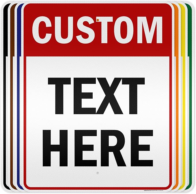 Custom Sign, Custom Sign for Business, Indoor/Outdoor use. 24x30 Inches by MySignCenter