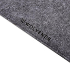 Wolvende Premium Felt Desk Mat | Medium 12" x 36" | Multifunctional Desk Pad - Image 4