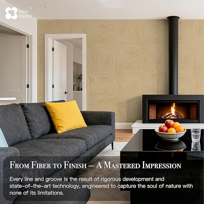 Soon Global Acoustical Wall Panels, 6-Piece 23.62 X 23.62 Inches Art Acoustic - Image 5