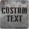 Custom Sign, Custom Street Sign, 11 Font Colors, 13 Font Styles, 4 Hole Options