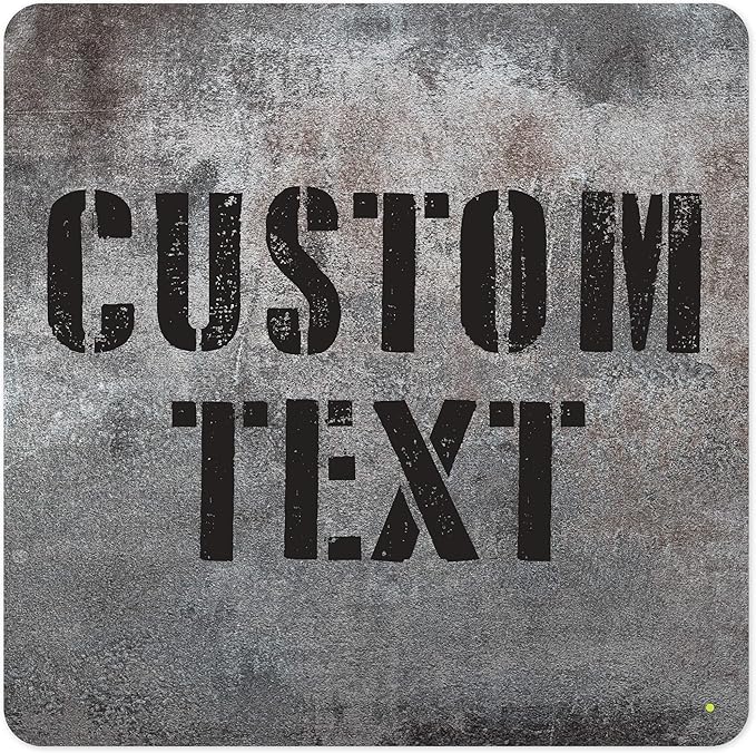Custom Sign, Custom Street Sign, 11 Font Colors, 13 Font Styles, 4 Hole Options by MySignCenter