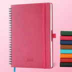 IN-LUXPRO Planner 2026 Daily Weekly and Monthly, 12 Months Spiral Bound by IN-LUXPRO