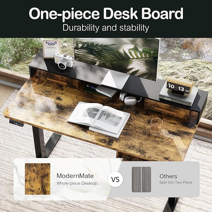 ModernMate Standing Desk with 4 Drawers, 47.2 x 23.6 Inch Whole Piece Height - Image 6