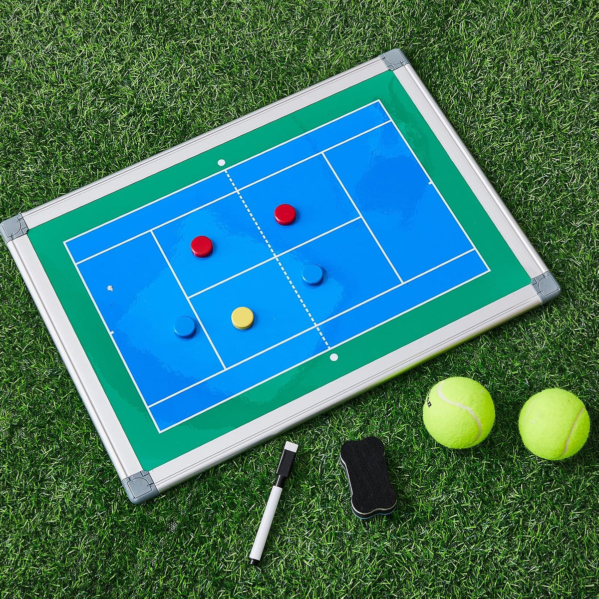 Honoson Magnetic Dry Erase Coach's Board for Tennis, Tactical Coach Board...