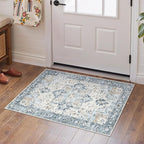 GENIMO Area Rug 2x3 Doormat, Machine Washable Low Pile Vintage Rugs, Small by GENIMO