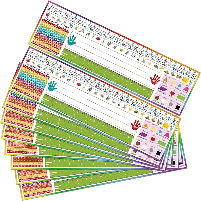 INKNOTE 32 PCS Name Tags for Classroom Multipurpose Manuscript Nameplate for by INKNOTE