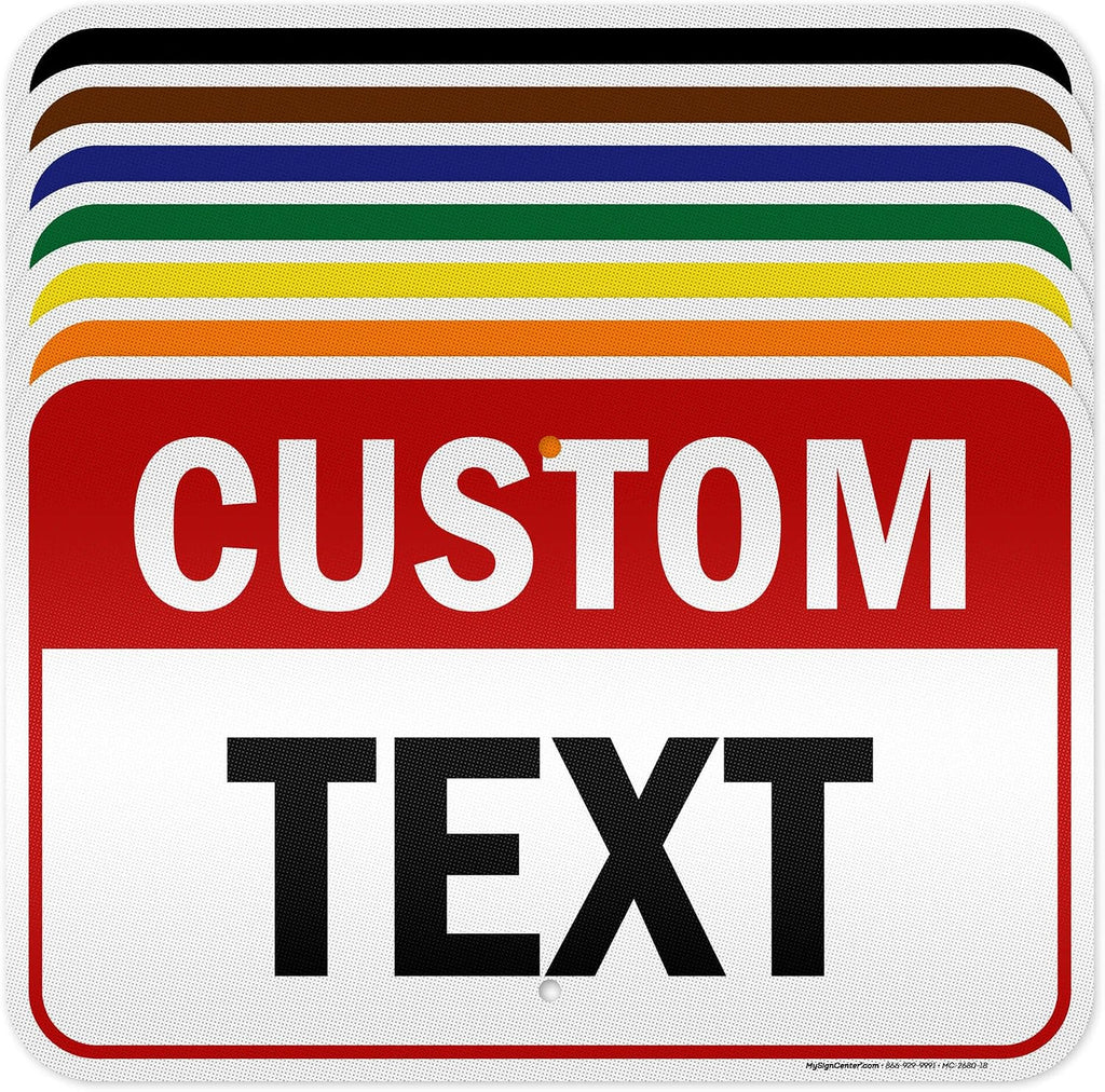 Custom Sign, Custom Sign for Business, Indoor/Outdoor use. 12x18 Inches