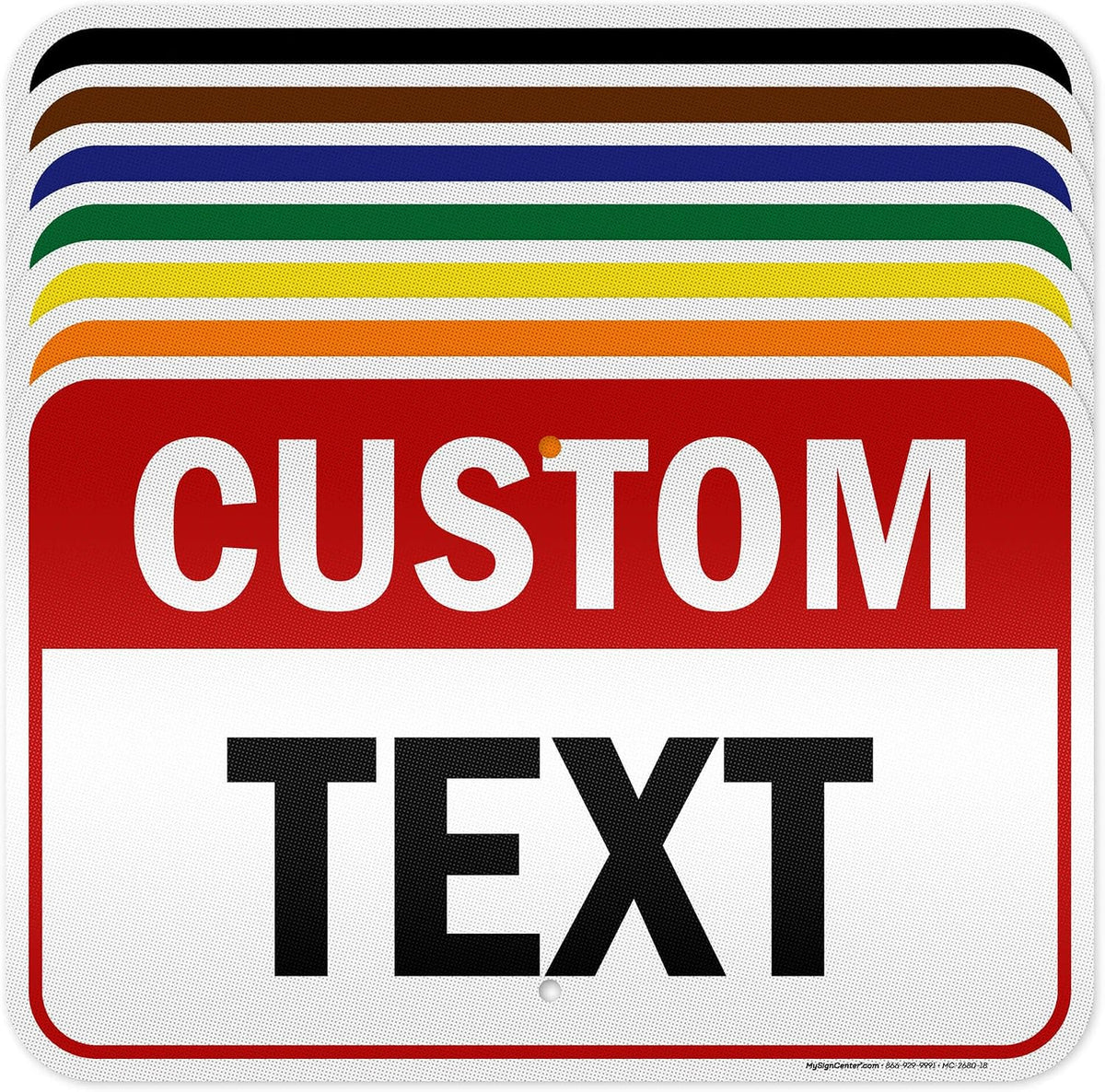 Custom Sign, Custom Sign for Business, Indoor/Outdoor use. 12x18 Inches