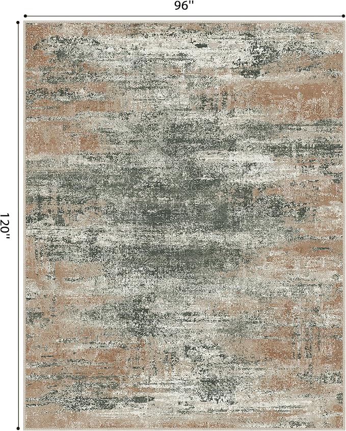GENIMO 8x10 Area Rugs, Modern Living Room Rugs, Large Machine Washable Rug - Image 2