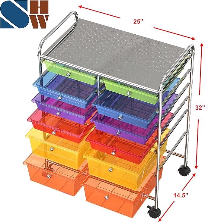Simple Houseware Utility Cart - Image 3