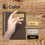 Personalized Name Plates, Solid Brass Engraved Plaque, Trophy Plates Engraved - Image 2