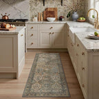 GENIMO 2x10 Runner Rugs for Hallway, Machine Washable Non Slip Vintage Rugs - Image 4
