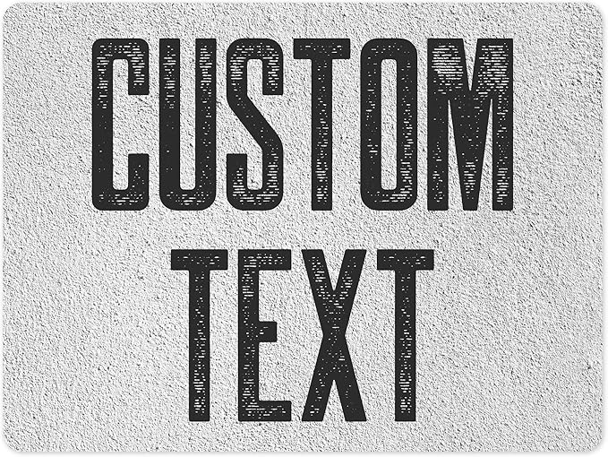 Custom Sign, Custom Street Sign, 11 Font Colors, 13 Font Styles, 4 Hole Options by MySignCenter