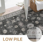 GENIMO 5x7 Area Rugs for Living Room, Machine Washable Non Slip Vintage Retro - Image 4