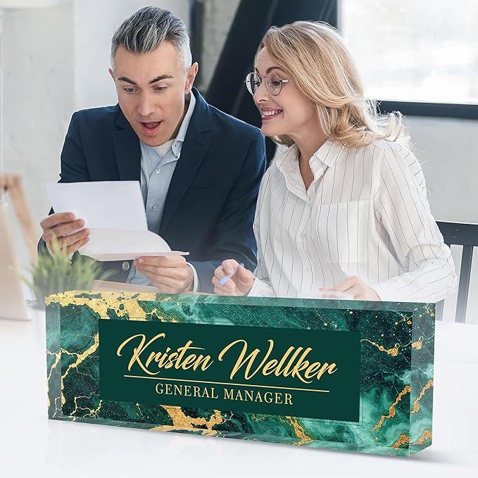 Custom Office Name Plate for Desk, Desk Name Plate Personalized, Personalized - Image 5