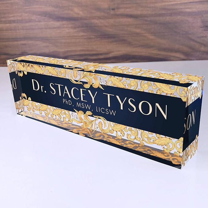 Artblox Office Desk Name Plate Personalized | Custom Name Plates by Artblox