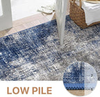 GENIMO Washable Area Rugs for Living Room, 9x12 Modern Non Slip Rugs, Low Pile - Image 8