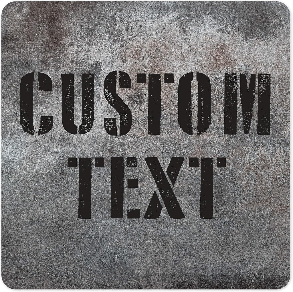 Custom Sign, Custom Street Sign, 11 Font Colors, 13 Font Styles, 4 Hole Options