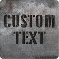 Custom Sign, Custom Street Sign, 11 Font Colors, 13 Font Styles, 4 Hole Options