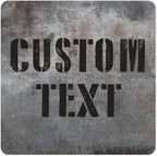 Custom Sign, Custom Street Sign, 11 Font Colors, 13 Font Styles, 4 Hole Options