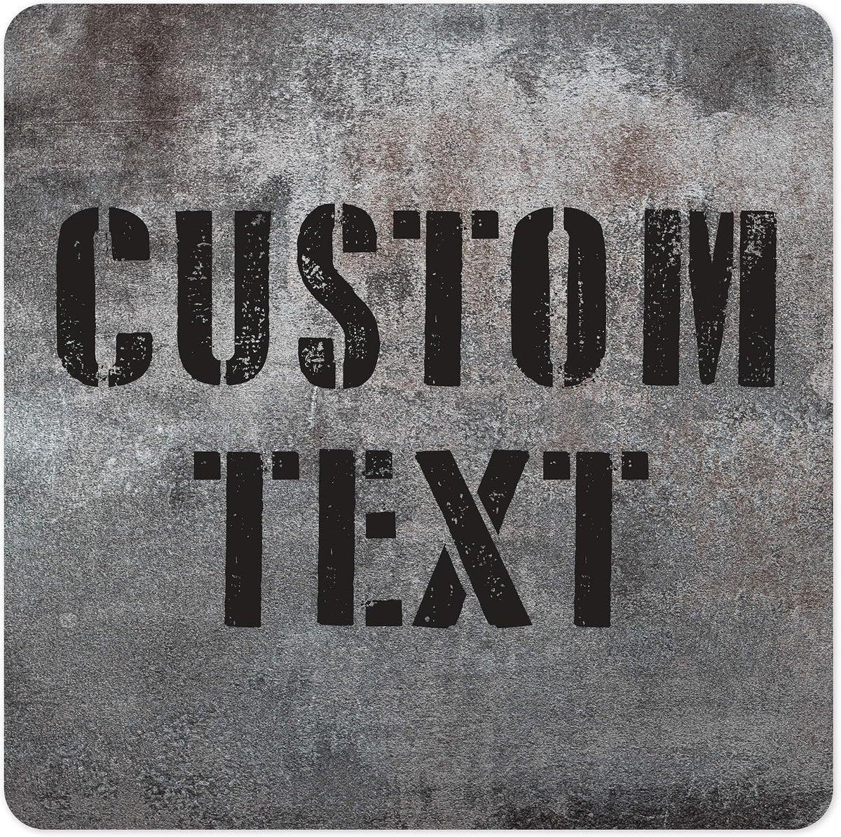 Custom Sign, Custom Street Sign, 11 Font Colors, 13 Font Styles, 4 Hole Options