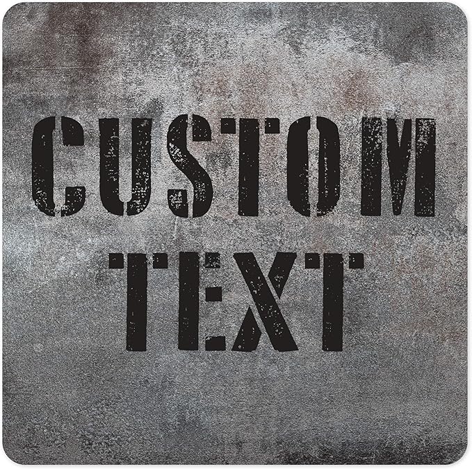 Custom Sign, Custom Street Sign, 11 Font Colors, 13 Font Styles, 4 Hole Options by MySignCenter