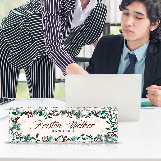 Personalized Name Plate for Desk Custom Acrylic Desk Name Plate Custom Employee - Image 4