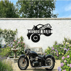 Custom Dirt Bike Metal Signs Personalized Motorcycle Name Sign Custom Garage - Image 9