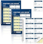 3 Pack of 1500 Visitor Badges Registry Log by Unknown