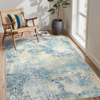 GENIMO Washable Area Rugs for Living Room, 8x10 Modern Non Slip Rugs, Low Pile - Image 2