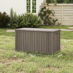 Yardgrace 180 Gallon Outdoor Storage Box Waterproof, Resin Deck Boxes - Image 3