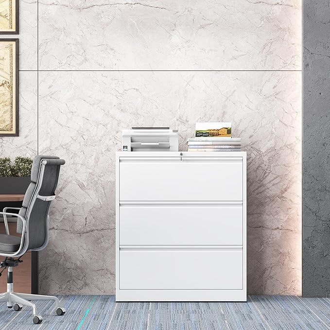 mysteeldepot 3 Drawer Lateral File Cabinet - Image 2