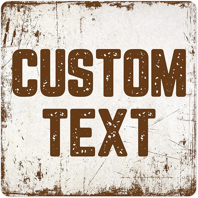 Custom Sign, Custom Street Sign, 11 Font Colors, 13 Font Styles, 4 Hole Options by MySignCenter