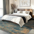 GENIMO Washable Area Rugs for Living Room, 10x14 Vintage Non Slip Rugs - Image 9