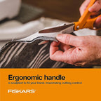 Fiskars 8" Original Orange-Handled Stainless Steel Scissors, Ergonomic and - Image 6