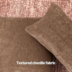 Amazon Basics Chenille Throw Pillow Covers, Home Decor Cushion Cover - Image 3