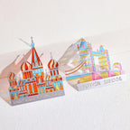 2 Pieces Metal Bookmarks with Transparent Design, Cute Book Marks by VYRANA