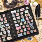 10 Sheets 20 Pages Postage Stamp Album Pages, 8 Pockets 7.7X 1.18in Stamp - Image 7