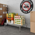 Regal Altair 21" Deep x 36" Wide x 8" Height Wire Shelving Kit | 1-Tier | NSF - Image 5