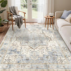 GENIMO 5x7 Area Rugs for Living Room, Machine Washable Rug, Non Slip Indoor - Image 2
