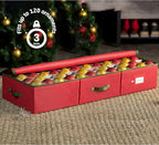 ZOBER Underbed Christmas Ornament Storage Box - Image 2