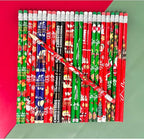 Jsehchya 72PCS Wooden cased Christmas Pencils by Jsehchya