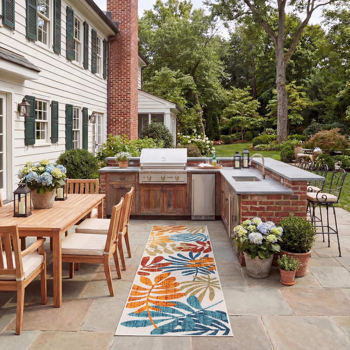 safavieh washable rug outdoor cabana collection - 2', main product view